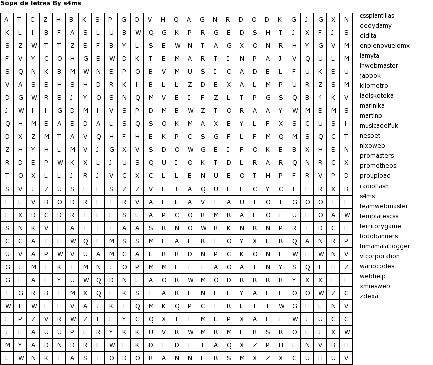 Sopa De Letras Dificiles Para Imprimir Pdf Ouiluv 