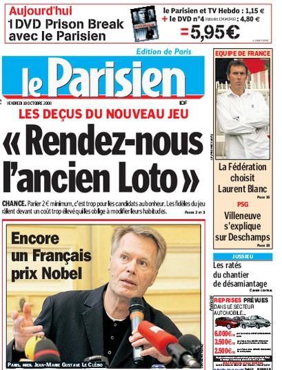 Le Parisien du 24 Janvier 2012 torrent Le Parisien du 24 Janvier 2012 torrent